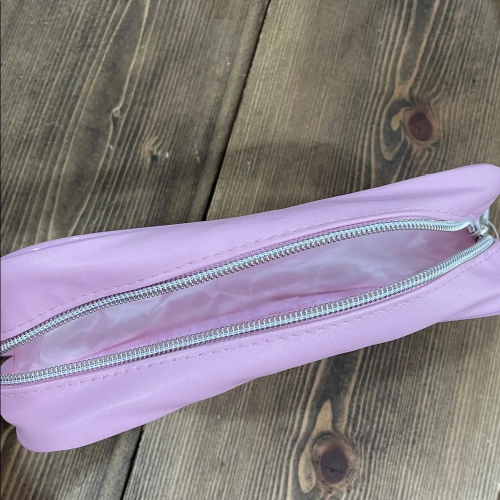 Pink & Clear Preppy THINGS Cosmetic Bag